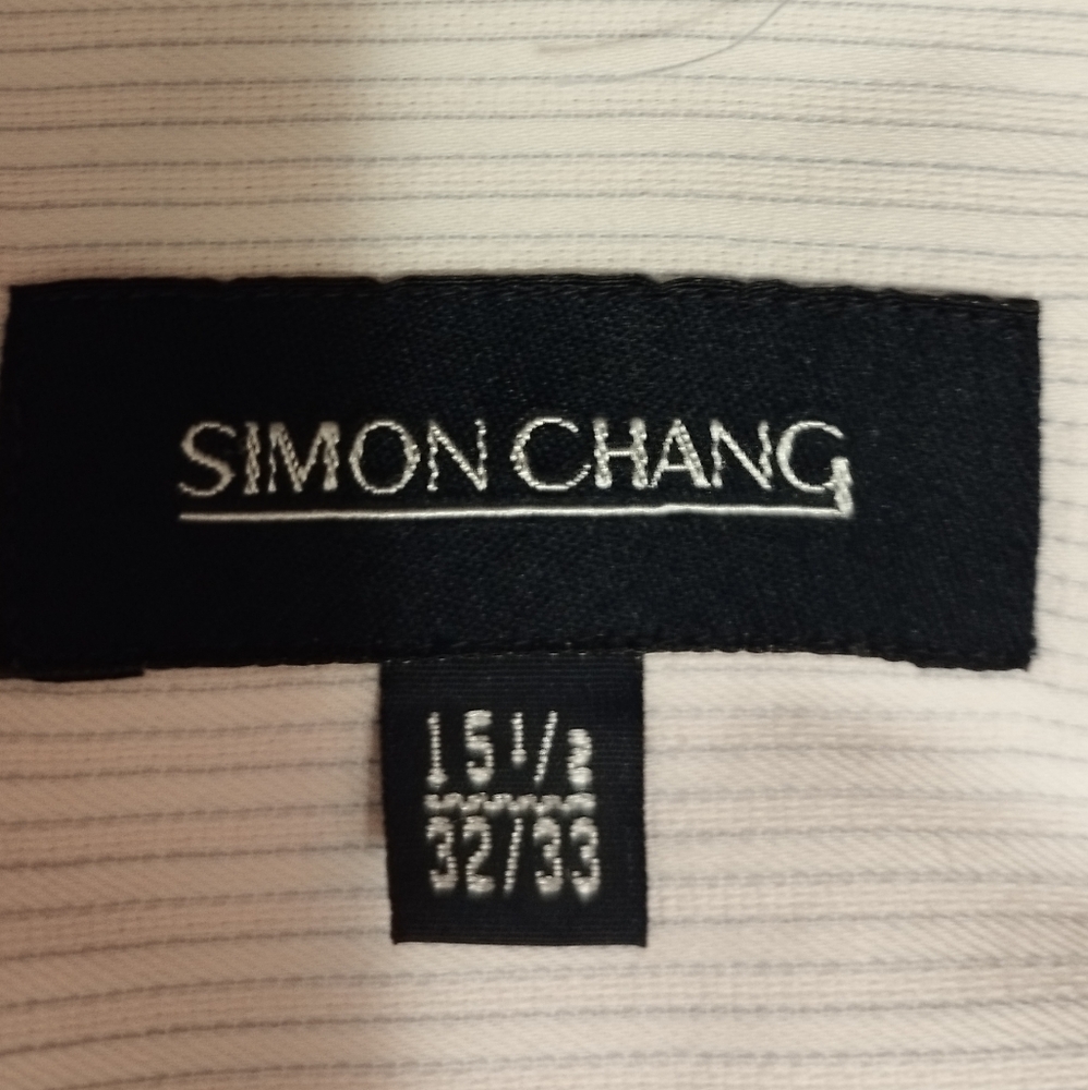 Simon Chang dress shirt light pink M 15.5 32/33